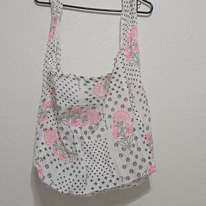 Free People Sheer Reusable‎ Farmers Market Large Tote Bag